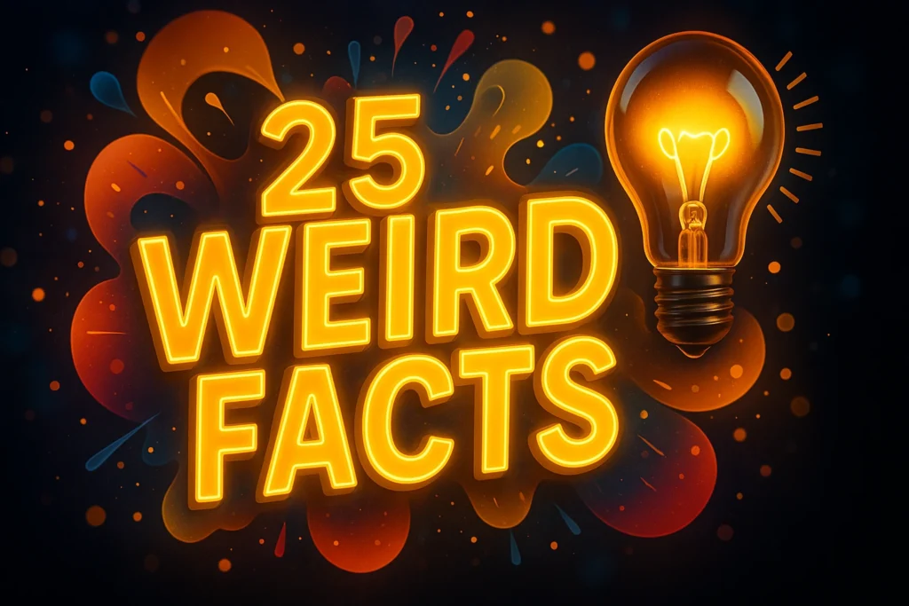 25 weired facts