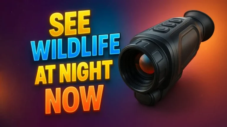 See wildlife at night today